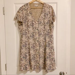Frank & Oak light floral dress